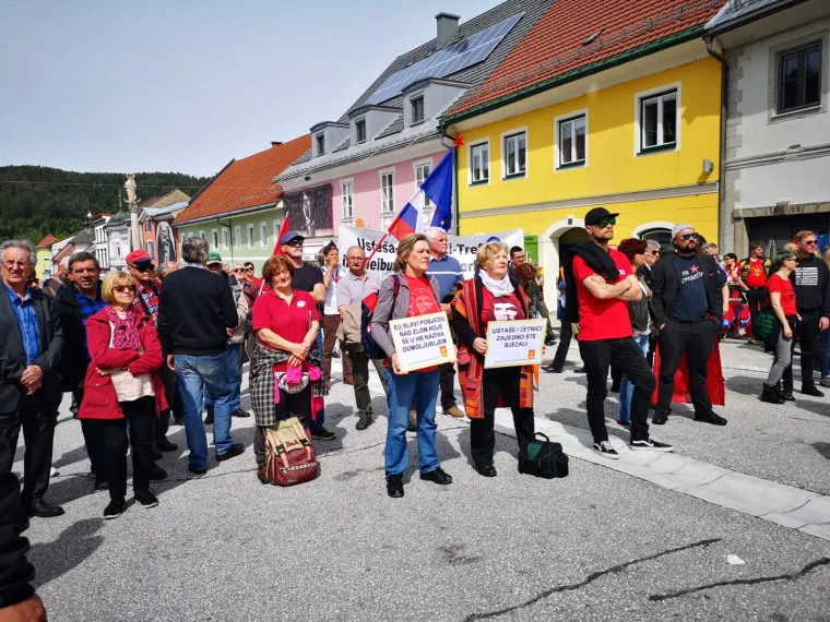 Antifašisti na kontraskupu: 'Okupljanje u Bleiburgu je naricanje za propalom ustaškom paradržavom'