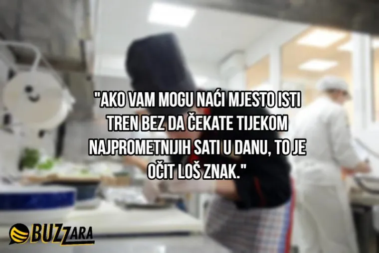 'Ako imaju ogroman jelovnik, sve je smrznuto': Kuhari otkrili što je dobar znak za neki restoran i od čega trebate bježati