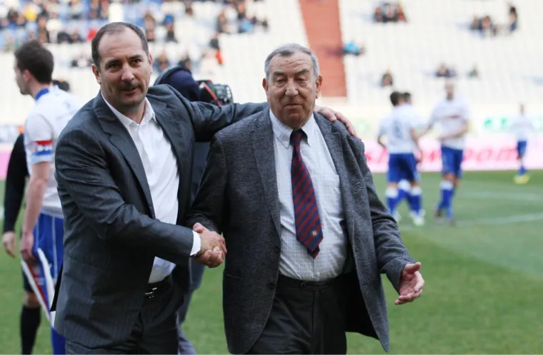 01.03.2015., stadion Poljud, Split - Utakmica 23. kola MAXtv 1.HNL izmedju HNK Hajduk i NK Zadar. Igor Stimac, Stanko Poklepovic.
Photo: Ivo Cagalj/PIXSELL