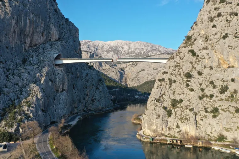 Most kod Omiša gotovo spojen i gotovo na istoj razini. Glibota za Danas ranije otkrio što ga dalje čeka