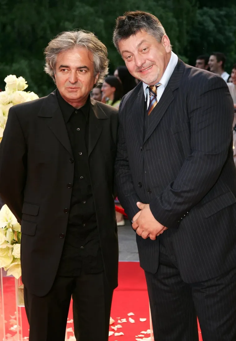 23.05.2006., Zagreb - Casopis Story proslavio je 4. rodjendan zabavom u muzeju Mimara na koji su pozvane brojne osobe iz javnog zivota. Zlatan Zuhric Zuhra, Ljubomir Kerekes.
Photo: Davor Puklavec/PIXSELL