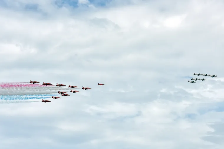 Veličanstvena fantazija: Pogledajte Krila Oluje i Red Arrows u preletu iznad zadarskog kanala