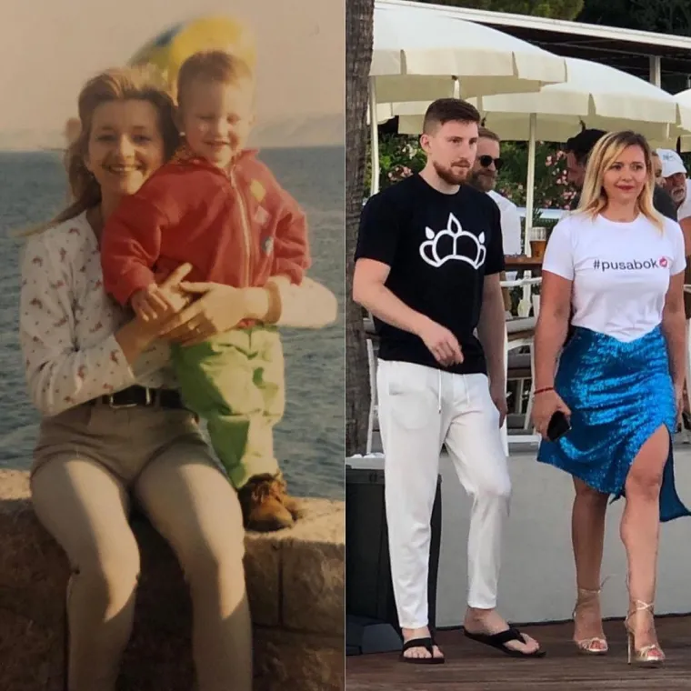 Prije Mihaela, Snježana je bila u braku sa Zoranom Mehunom s kojim je dobila sina jedinca Dina. Mehun je u travnju na Instagramu čestitala sinu rođendan, a uz posebnu posvetu podijelila je i nekoliko fotografija na kojima Dino prosi svoju djevojku Tiu Milovac.

&quot;Muškarac mog života slavi danas rođendan i na moju veliku sreću i zadovoljstvo našao je ženu svog života. On će zauvijek biti prvi i jedini muškarac u mom životu, znam da ću ja isto biti u njegovu, ali isto tako ja ću sa zadovoljstvom stati u stranu i uživati u njegovoj sreći i prepustiti svoje mjesto njegovoj divnoj zaručnici! Voli Vas mama. Ovako kreativne zaruke mogao je osmisliti samo moj sin, hvala&quot;, napisala je ponosna mama.