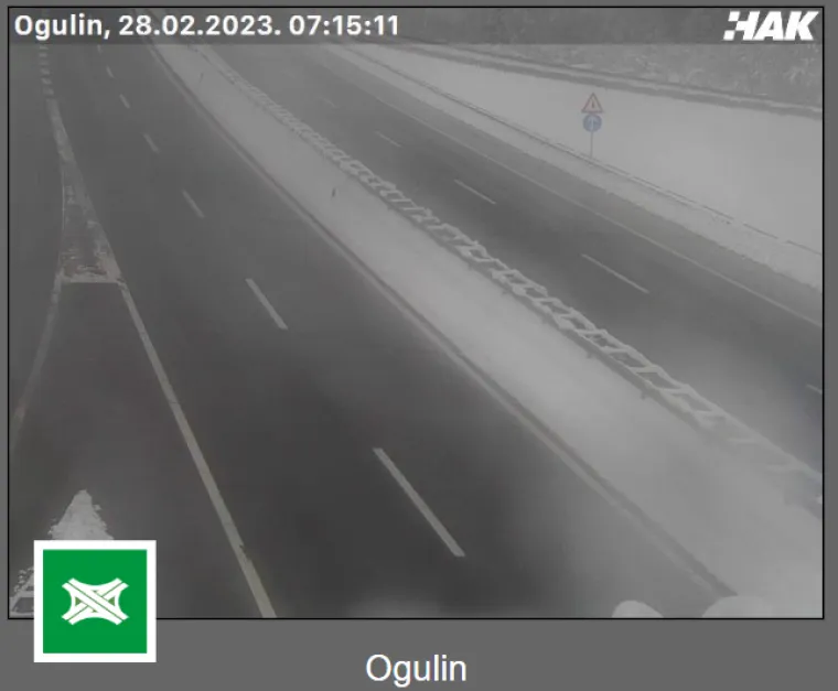 Ovako jutros izgledaju hrvatske autoceste: A1 otvorena za sva vozila, osim kamiona