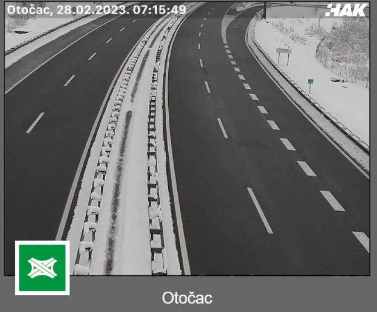 Ovako jutros izgledaju hrvatske autoceste: A1 otvorena za sva vozila, osim kamiona