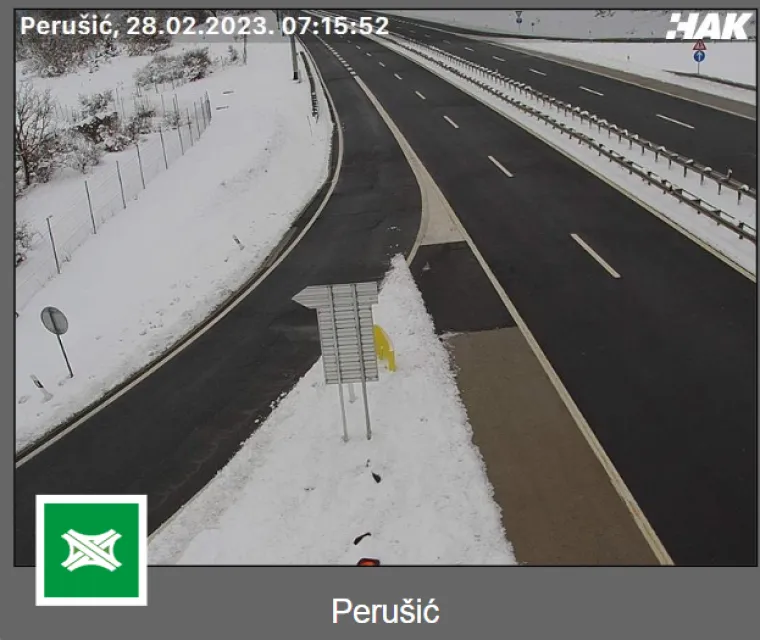 Ovako jutros izgledaju hrvatske autoceste: A1 otvorena za sva vozila, osim kamiona
