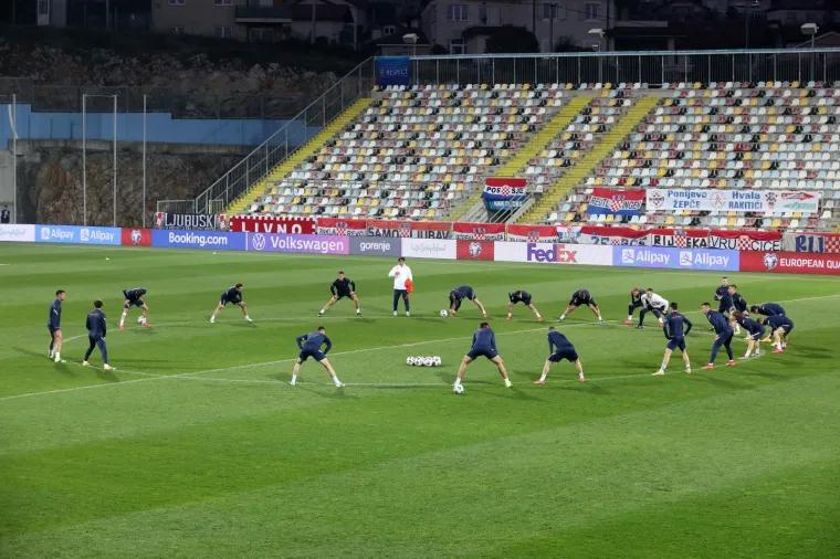 VATRENI ODRADILI POSLJEDNJI TRENING PRED MALTU: Pogledajte kadrove s Rujevice