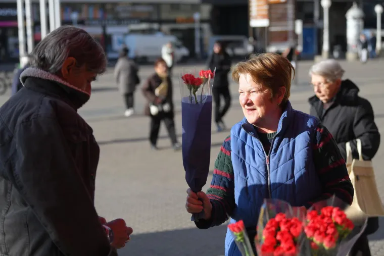 Zagreb u znaku cvijeća: Međunarodni je dan žena