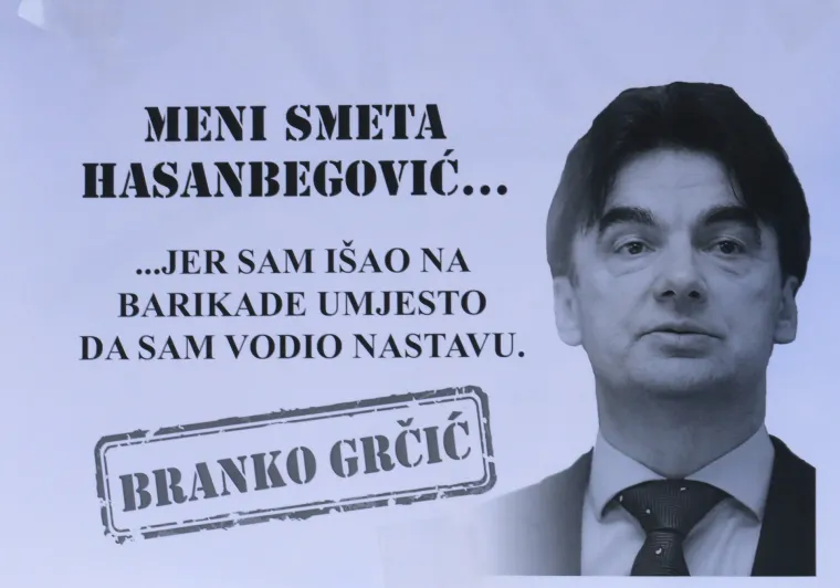 Plakati podrške ministru kulture Zlatku Hasanbegoviću u Splitu
