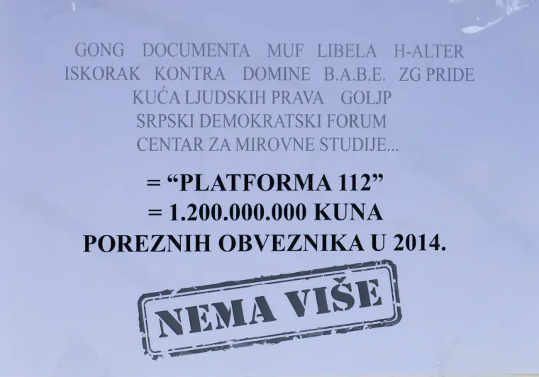Plakati podrške ministru kulture Zlatku Hasanbegoviću u Splitu