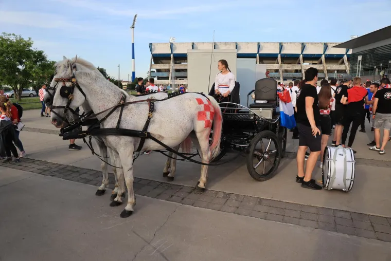Prekrasne scene s Gradskog vrta: Pojavio se kockasti Shrek i oduševio cijeli stadion