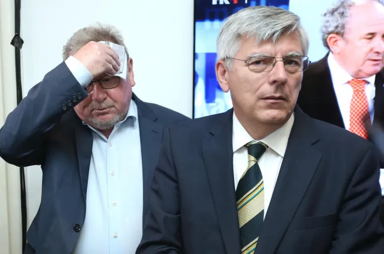 Čekanje rezultata lokalnih izbora za izbor gradonačelnika u stožeru kandidata  Drage Prgometa u središnjici HDZ-a na Trgu žrtava fašizma.  
Photo: Sanjin Strukic/PIXSELL