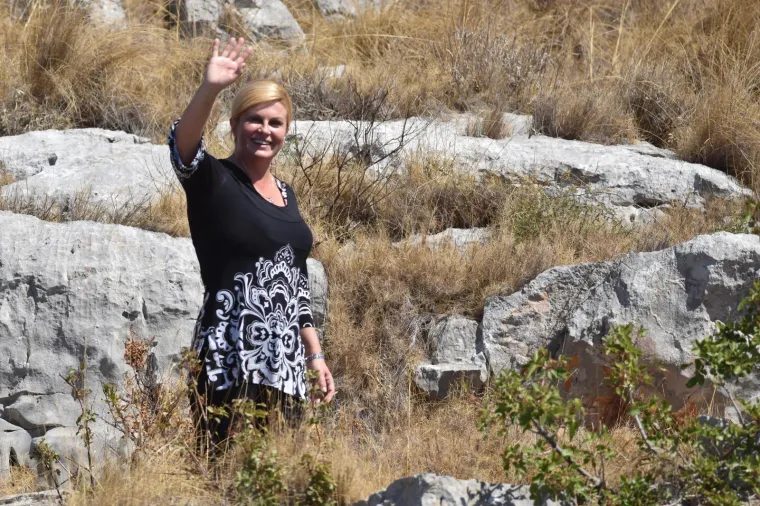 10. obljetnica najveće tragedije hrvatskog vatrogastva i najveće mirnodopske tragedije u povijesti neovisne Hrvatske. Predsjednica Kolinda Grabar-Kitarović. 
Photo: Hrvoje Jelavic/PIXSELL