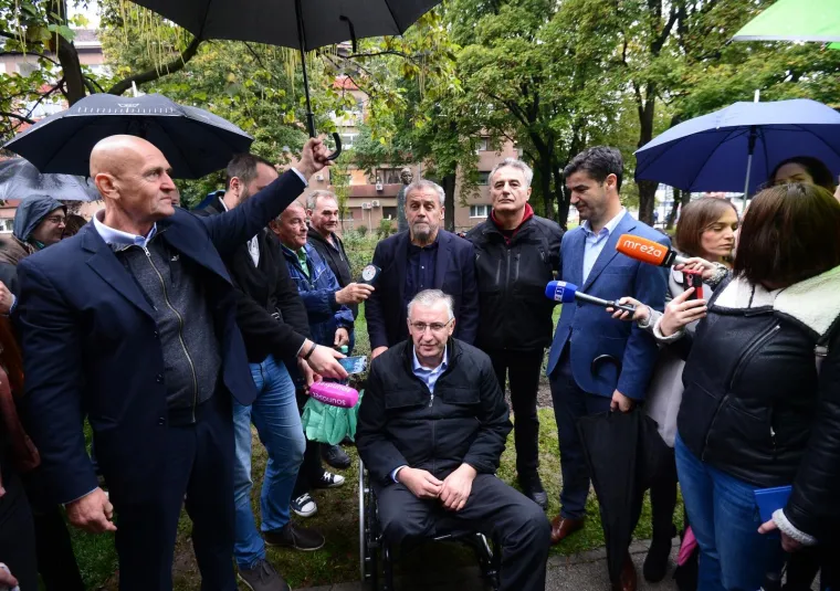 VRAĆENA BISTA IVE LOLE RIBARA: Milan Bandić posjetio park na križanju Selske i prilaza Baruna Filipovića