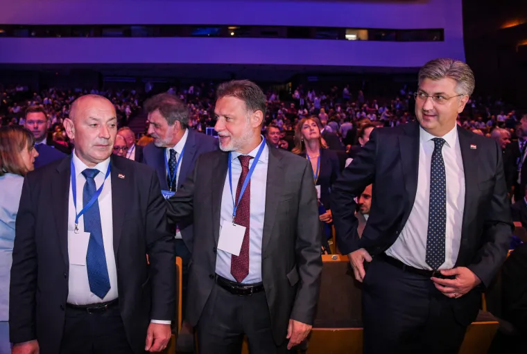 Tomo Medved, Gordan Jandrković i Andrej Plenković
