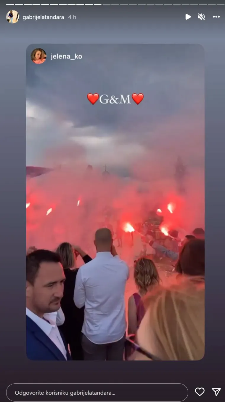 Nogometaš Marko Tolić oženio najljepšu hrvatsku WAGS-icu: Gabrijela Tandara sve je očarala u raskošnoj vjenčanici