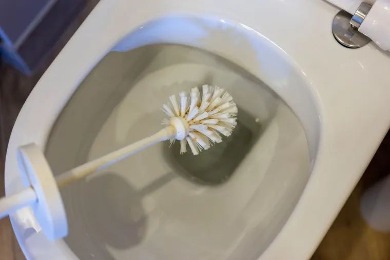 6. WC četke: Staromodne WC četke su grozne. Svašta će zapeti na njima i svakako ih trebate baciti nakon šest mjeseci. Novije silikonske četke bolje čiste i mogu trajati do tri godine. Možete ih potopiti u kipuću vodu ili isprati u WC-u s izbjeljivačem kako bi ostale higijenski dobre. 
