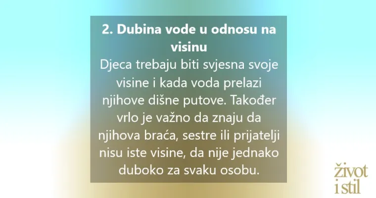 Savjeti stručnjakinje za nesreće i utapanja postali su viralni hit među roditeljima