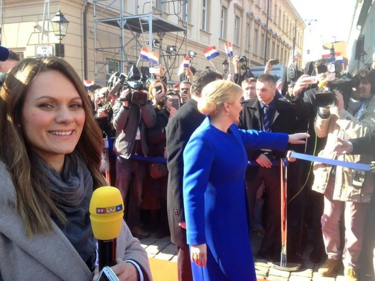 Nataša Božić na inauguraciji Kolinde Grabar-Kitarović