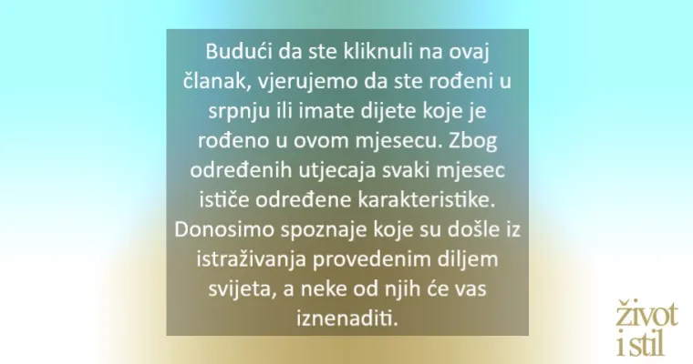 7 razloga zašto su bebe rođene u srpnju posebne