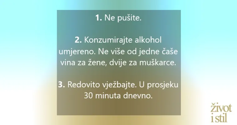 30 godina dugo istraživanje s Harvarda otkriva kako produljiti život 12 do 14 godina