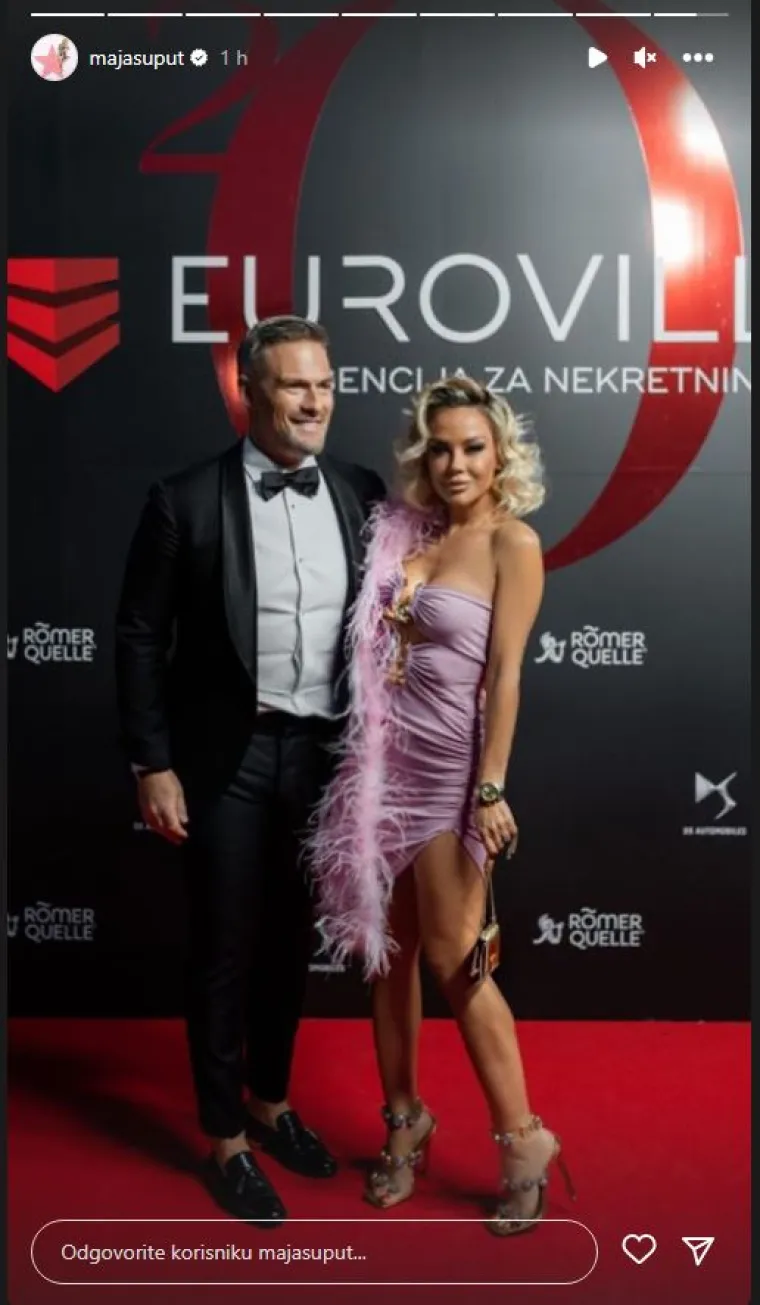 Nikolina Pišek zablistala u večernjoj haljini, a društvo su joj pravili Grubnić i Šuputica: Podijelila je i jednu njihovu prastaru fotku