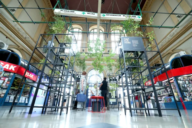Na Na zagrebačkom Glavnom kolodvoru organizirana akcija 'Plant for future'