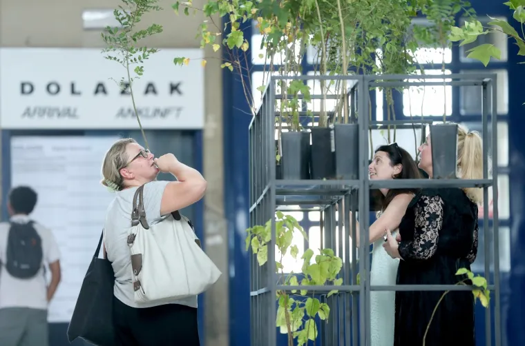 Na Na zagrebačkom Glavnom kolodvoru organizirana akcija 'Plant for future'