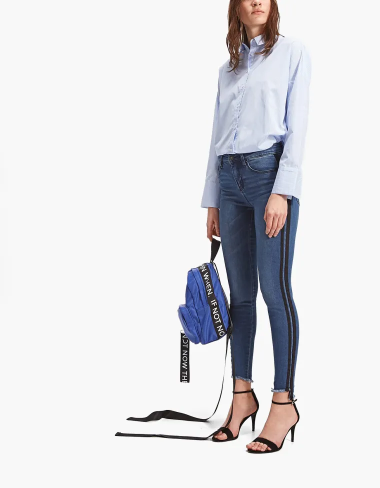 Skinny traperice s dvije bočne crte, Stradivarius, 199,90 kuna