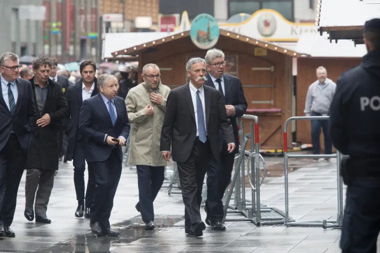 Jean Todt, Ross Brawn i Chase Carey, foto: Profimedia