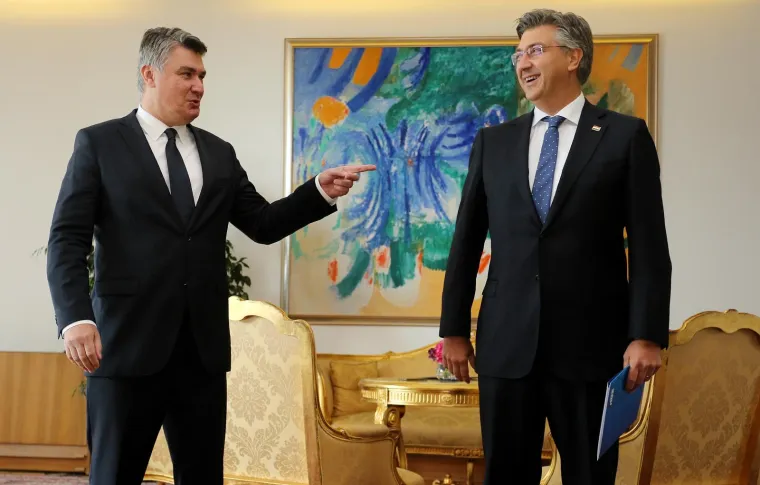 Zoran Milanović i Andrej Plenković