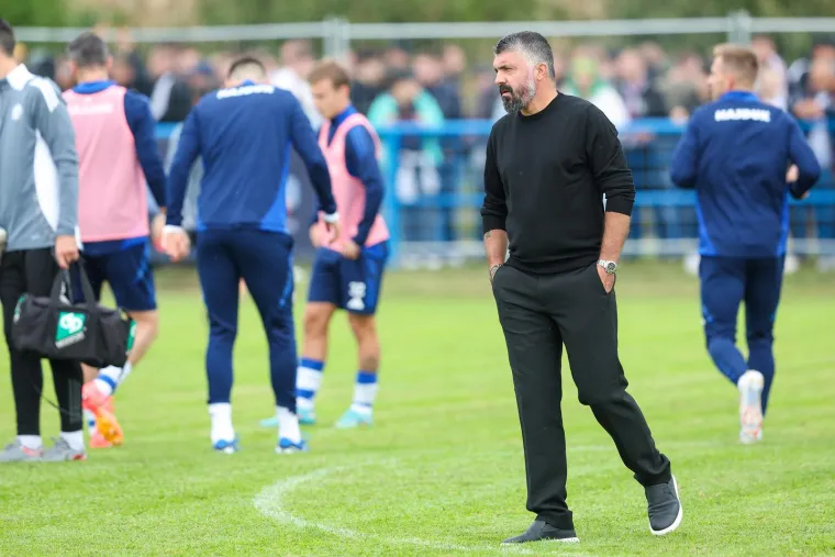 Pivo se točilo, grlo se močilo! Hajduk se gledalo i s prozora: Oduševljeni Gattuso na ovakvom spektaklu još nije bio
