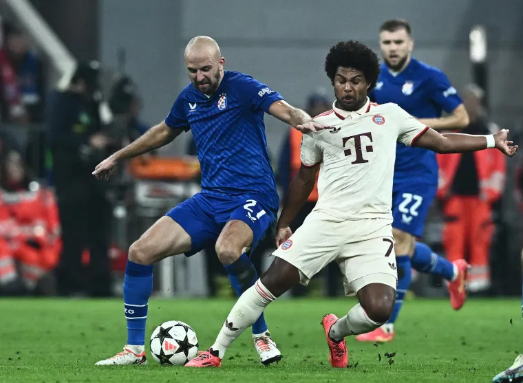Bayern - Dinamo Zagreb (9-2) - Vezni red Dinama muku je mučio s brzancima bavarske momčadi