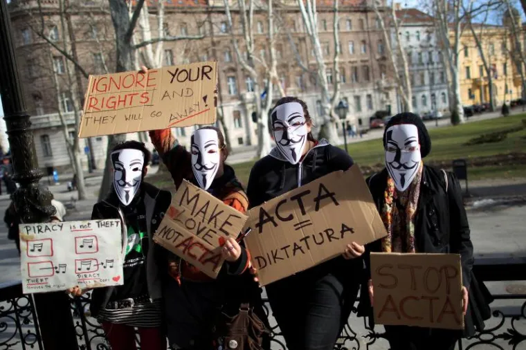 Prosvjed protiv ACTA-e u Hrvatskoj