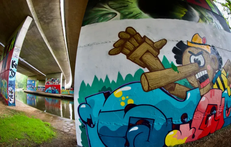 Ovdje su ulične priče ispričane u stotinama boja i svaka je remek-djelo koje osvaja oči