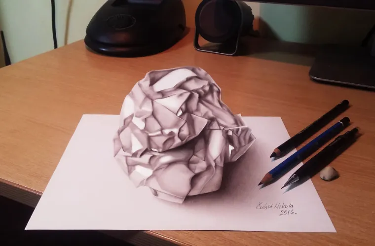 CURE VAM SLINE NA OVAJ SLASTAN KOLAČ? Ali on nije ono što mislite, pogledajte ostale genijalne 3D iluzije