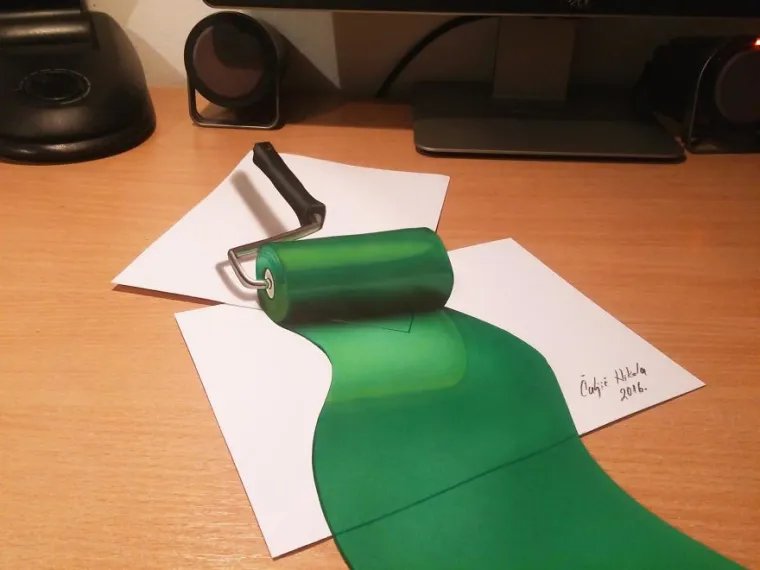 CURE VAM SLINE NA OVAJ SLASTAN KOLAČ? Ali on nije ono što mislite, pogledajte ostale genijalne 3D iluzije