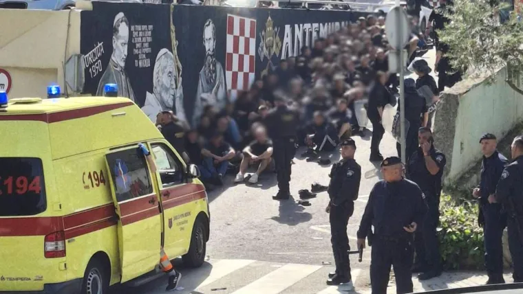 Policija ima pune ruke posla: Boysi i Torcida poput filma 300, a pred ulazom stoji cijela vojska