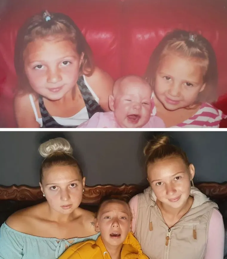 PRONAŠLI PRASTARE FOTKE I ODLUČILI IH PONOVITI: Poze su nezaboravne, a neki su zbilja nadmašili sami sebe