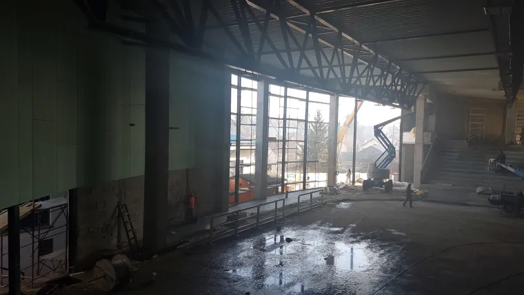 RADOVI NA SISAČKOJ DVORANI U PUNOM SU JEKU: Ovo će ubrzo biti najmodernija ledena dvorana u Hrvatskoj