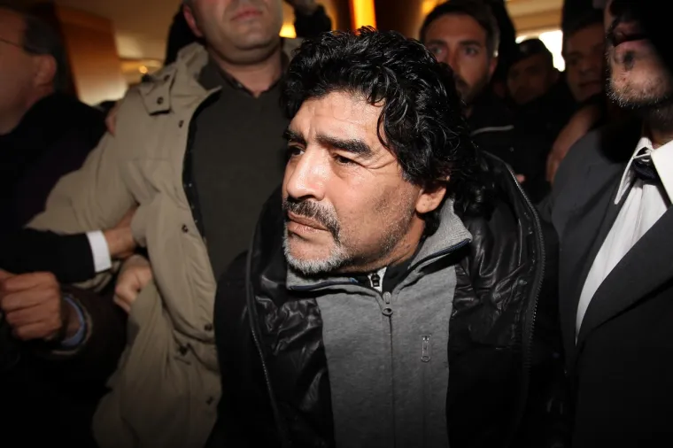 Foto Marco Cantile / LaPresse
25-02-2013 Napoli, Italia
varie
Diego Armando Maradona arriva all' Hotel Continental di Napoli
Nella foto: Diego Armando Maradona
Photo Marco Cantile / LaPresse
25-02-2013 Naples, Italy
news
Diego Armando Maradona in Naples
In the photo: Diego Armando Maradona,Image: 571276030, License: Rights-managed, Restrictions: *** World Rights Except China, France, and Italy ***, Model Release: no