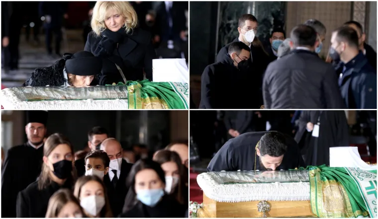 Gomila se okupila na posljednjem ispraćaju patrijarha Irineja, vjernici i danas ljubili staklo na lijesu