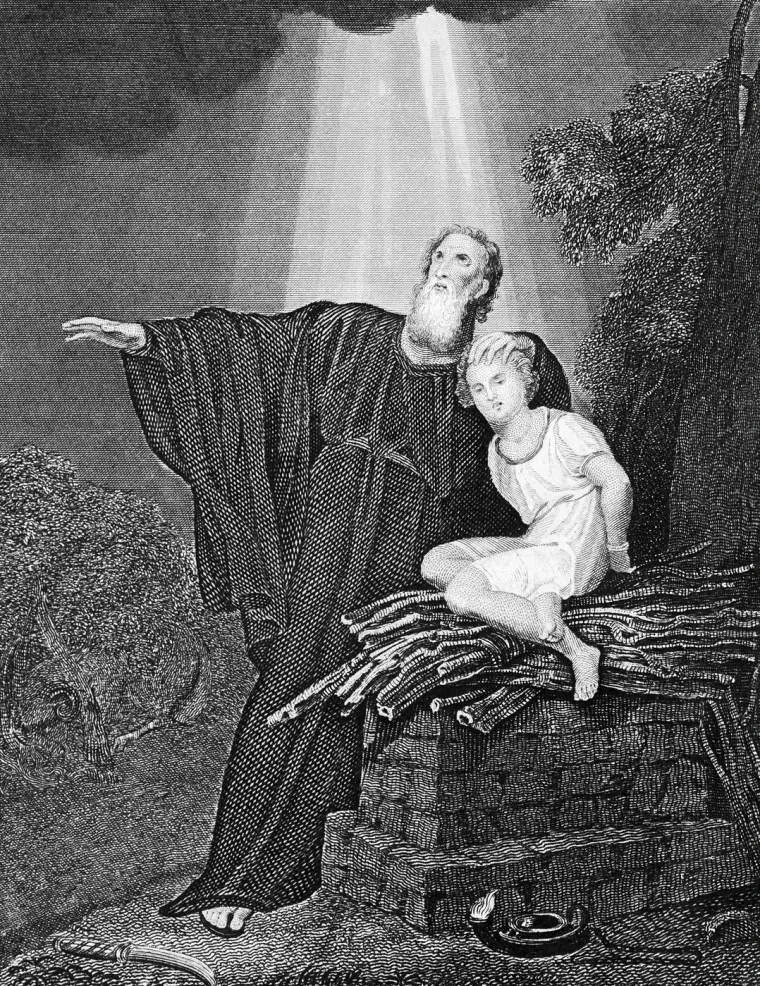 8. Abraham žrtvuje svog sina Izaka: Priča o Bogu koji traži od Abrahama da žrtvuje svog sina kao test vjere jedna je od najpopularnijih u Bibliji i prilično uznemirujuća. Ipak, na kraju sve zaustavlja anđeo. &quot;Kad dođoše na mjesto, što mu ga je bio Bog pokazao, načini Abraham ondje žrtvenik i naslaga drva na njega. Sveza sina svojega Izaka i metnu ga na žrtvenik, na drva odozgor. Nato Abraham pruži ruku svoju i prihvati nož, da zakolje sina svojega.&quot;