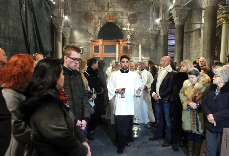 Polnoćka u katedrali Svetog Jakova u Šibeniku