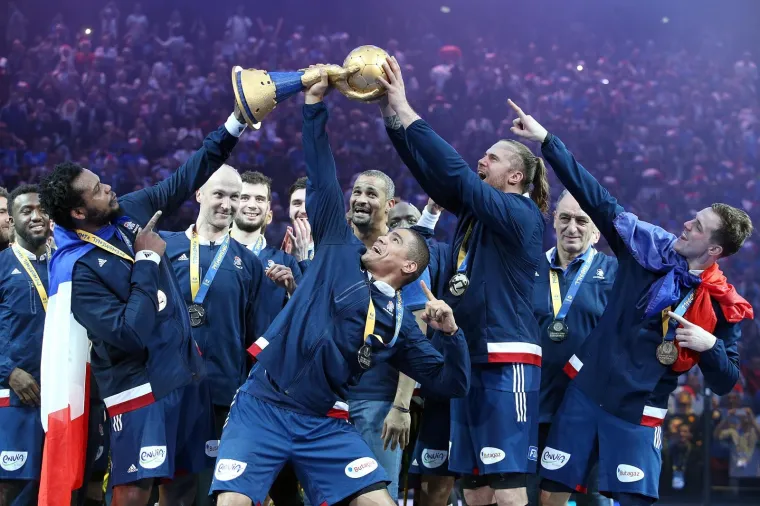 29.01.2017., AccorHotels Arena, Pariz, Francuska - Pobjeda Franzuca u 25. svjetskom rukometnom prvenstvu. U finalu su  svladali  Norvešku.