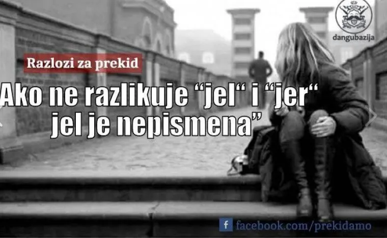 'Ako joj je Thompson ringtone': ''Razlozi za prekid'' stranica je koja će vam uljepšati dan