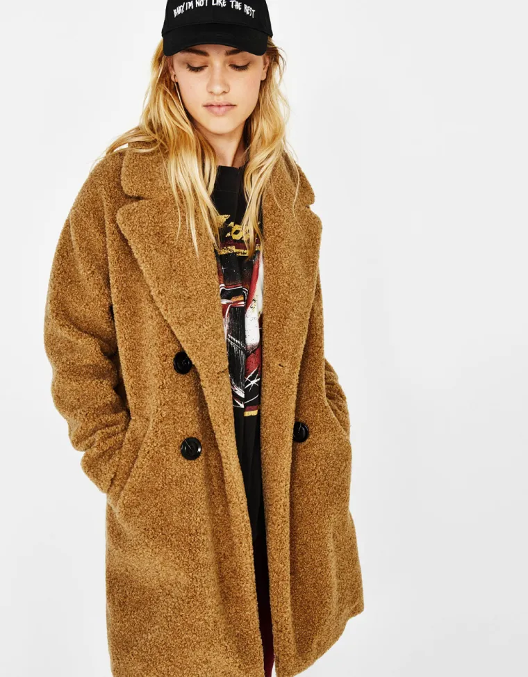 Kaput na preklop od flisa, Bershka, 449,90 kuna