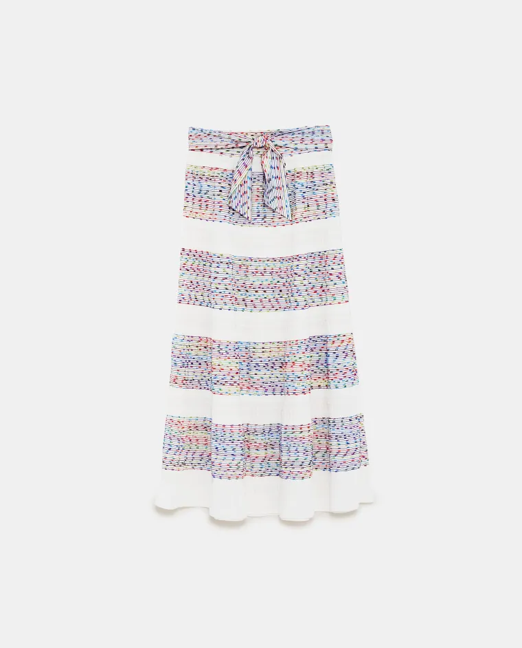 Suknja od žakarda na vezanje s mašnom, Zara, 399,90 kuna
