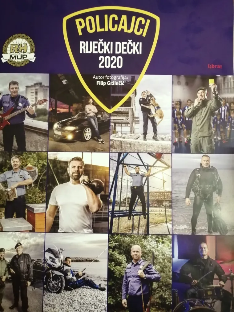 Poslastica za žene! Riječki policajci u svom najboljem izdanju slikali se za kalendar
