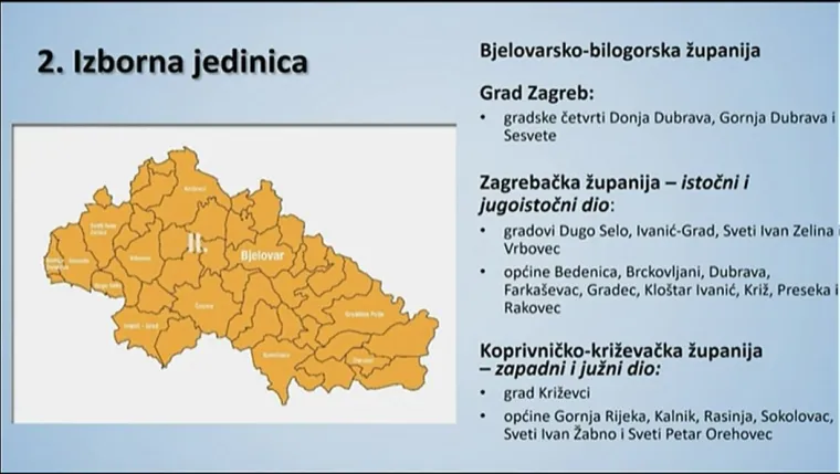 2. izborna jedinica